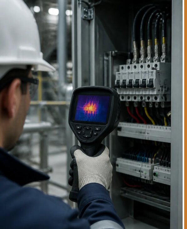 Тепловой контроль оборудования в Алапаевске для безопасности работ